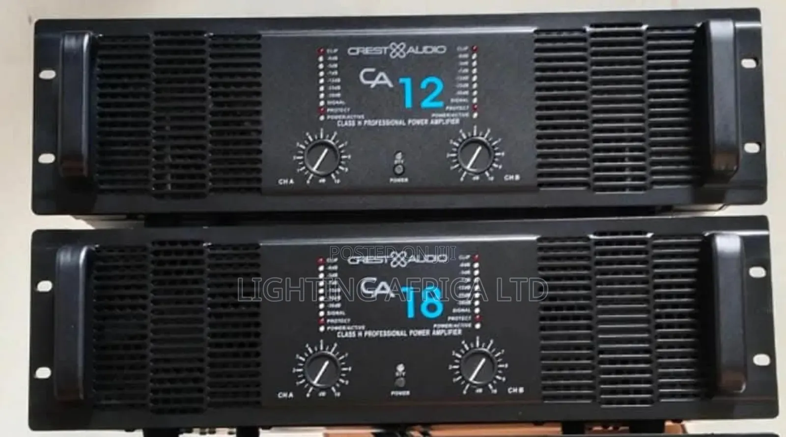 Ca18 Crest Audio Power Amplifier 2 Channels Top Quality (5000w)