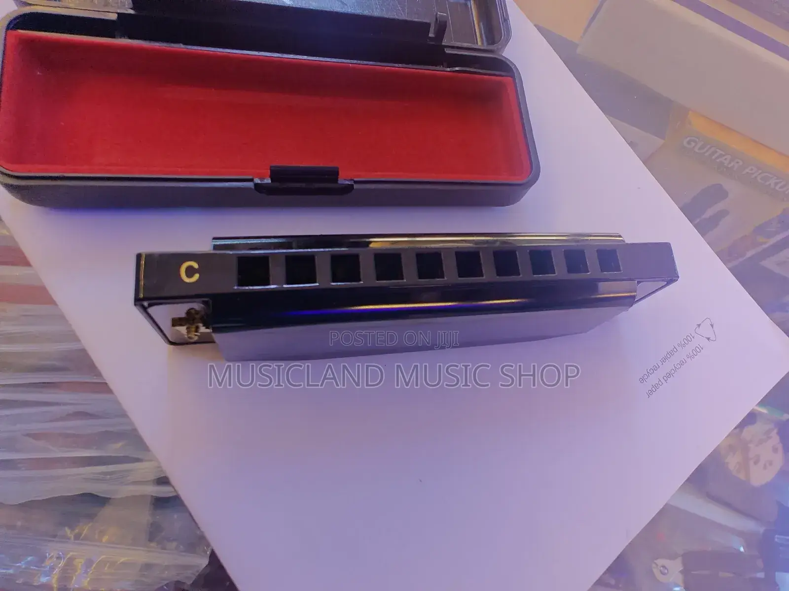 Harmonica Diatonic Black