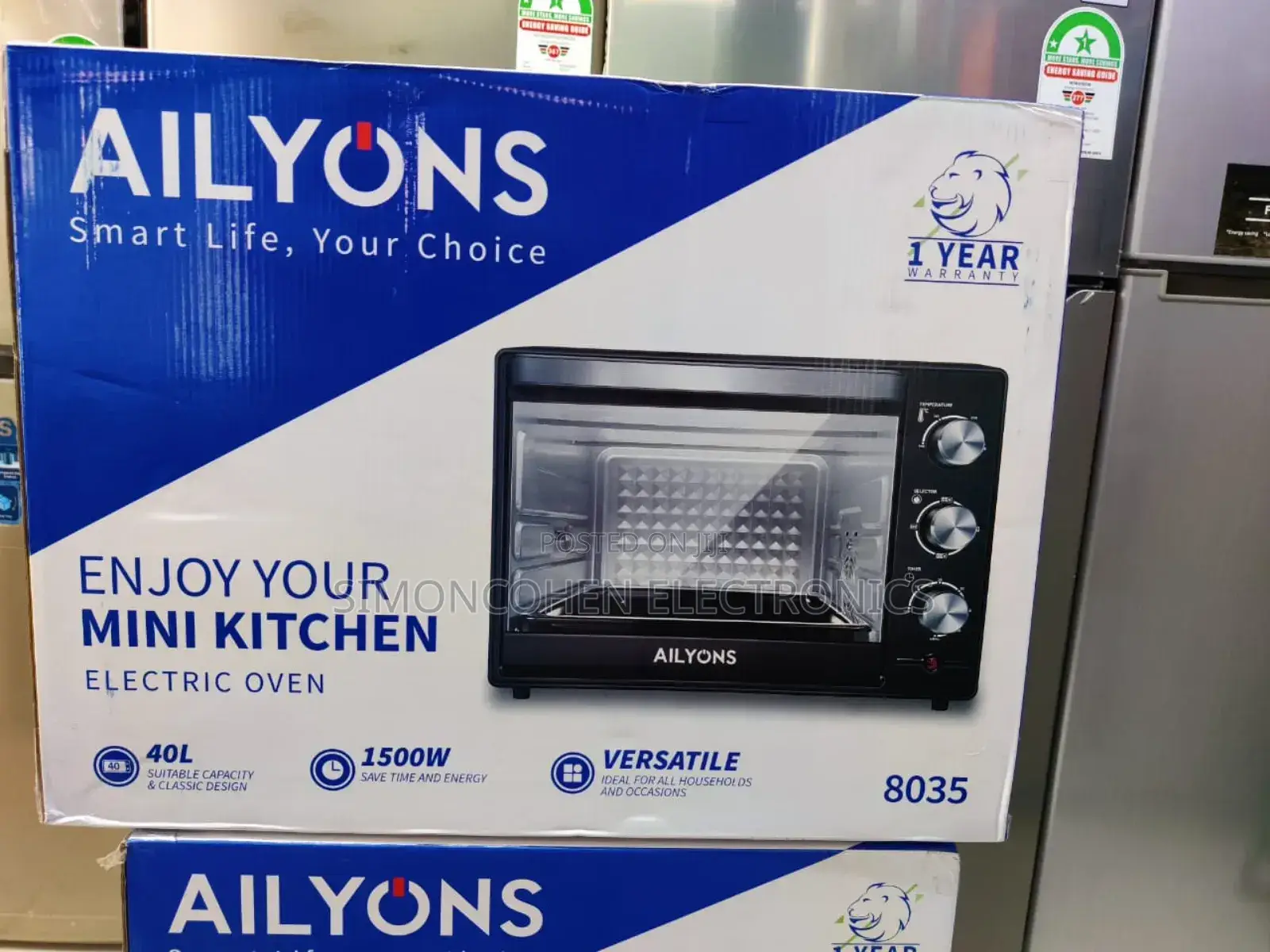 1500w Ailyons Electric Oven 40l