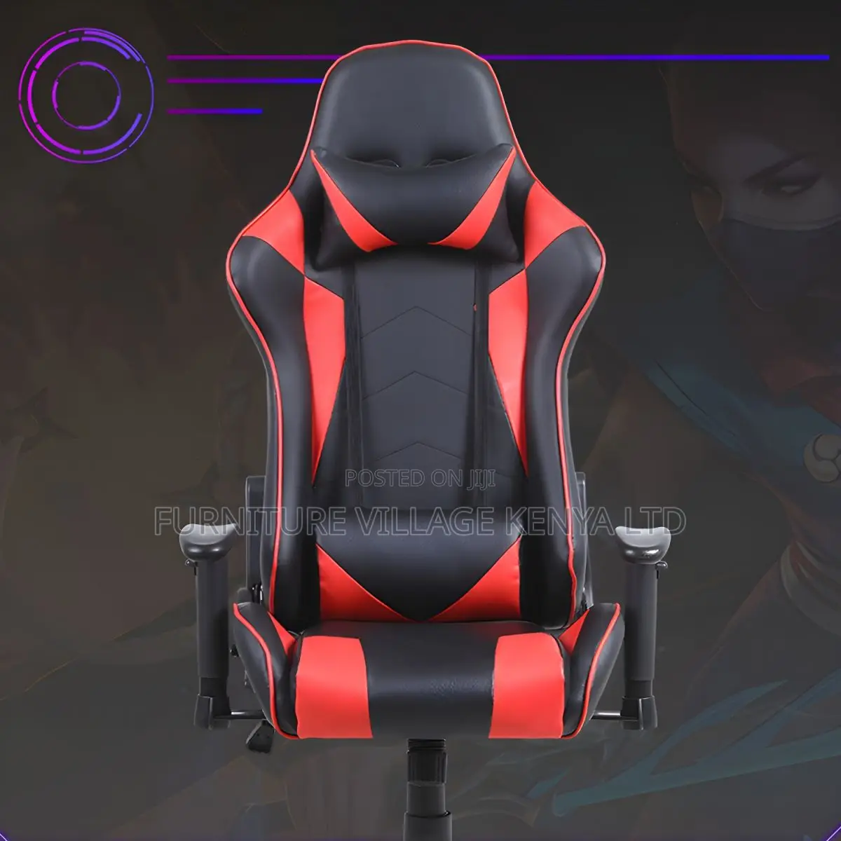 Office Chairs: Comfort Gamer Chair With Faux Leather Finish