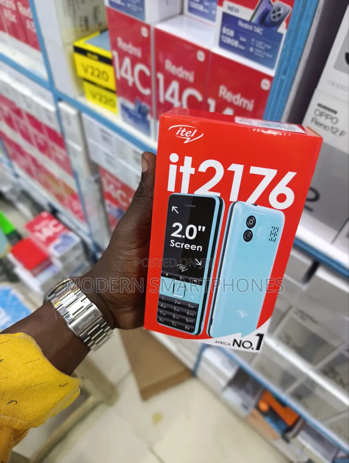 New Itel it2176 Black