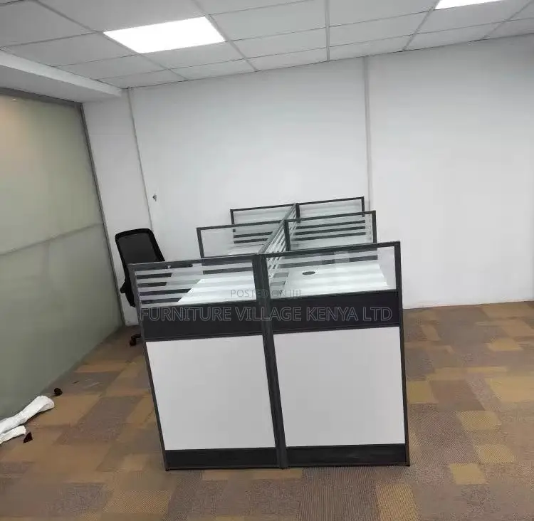 Workstation:Four-Person Open View Modular Office Workstation