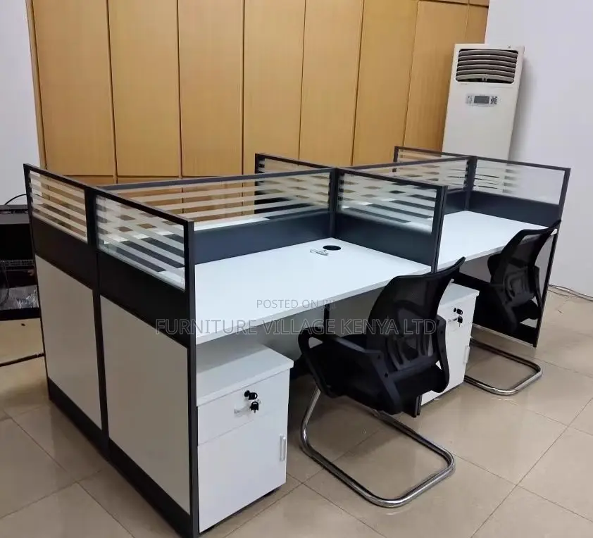 Workstation:Four-Person Open View Modular Office Workstation