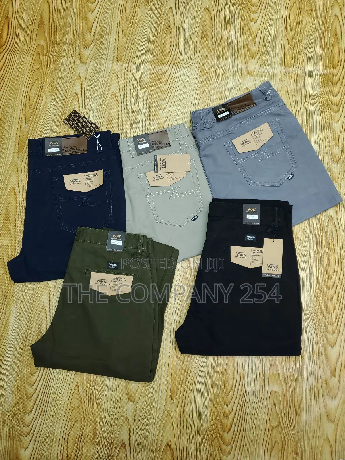 Quality Plain Straight Casual Mens Hard Khaki Trousers