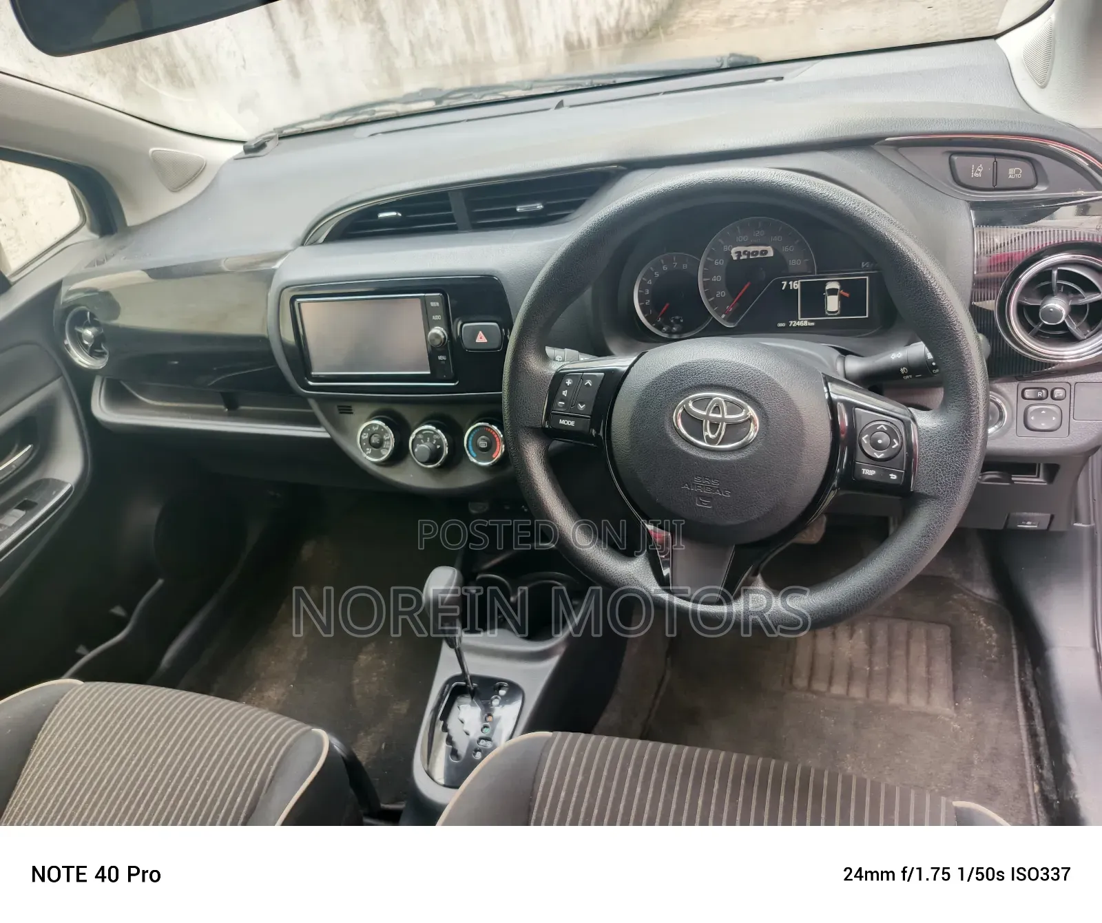 Toyota Vitz 2019 Black