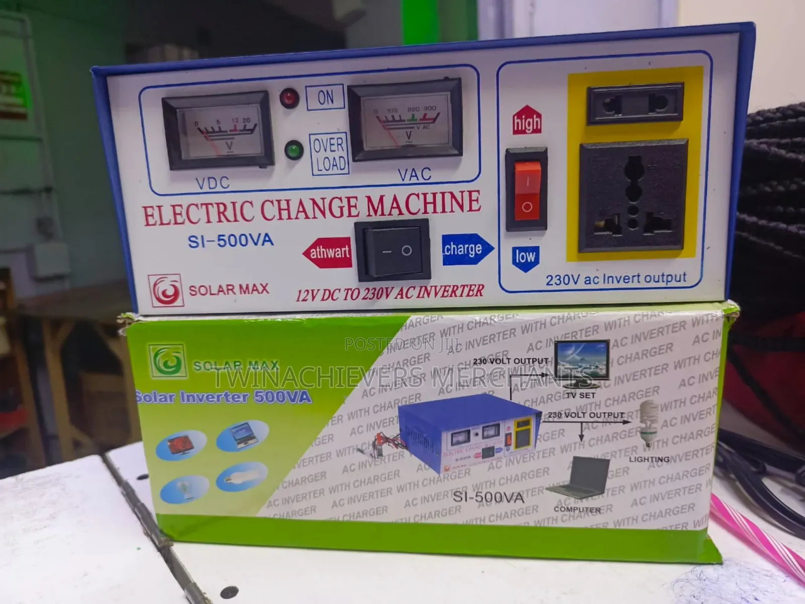 Solar Inverter,500va 12v Dc-230v Ac