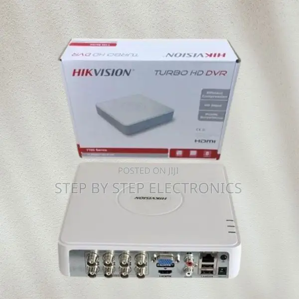 Easy Setup Hikvision 4 Channel Upto 1080p DVR Machine- White