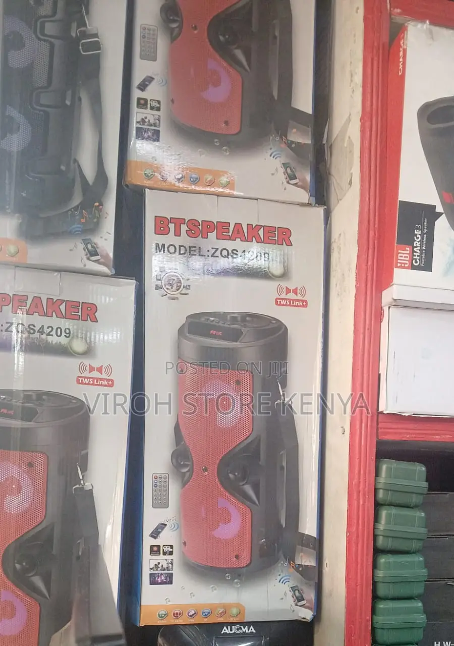 Portable Deep Bass Bluetooth Speaker With Remote Control
