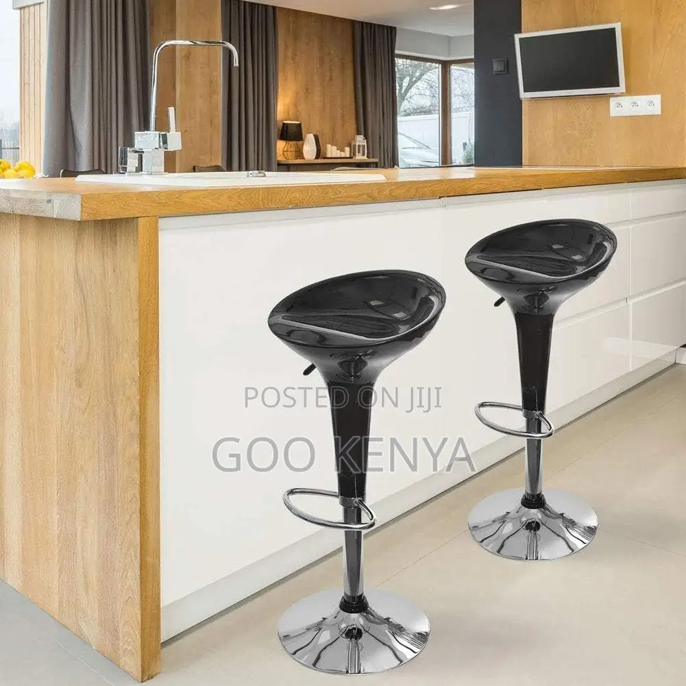 Home Chair ; Black Swivel Adjustable