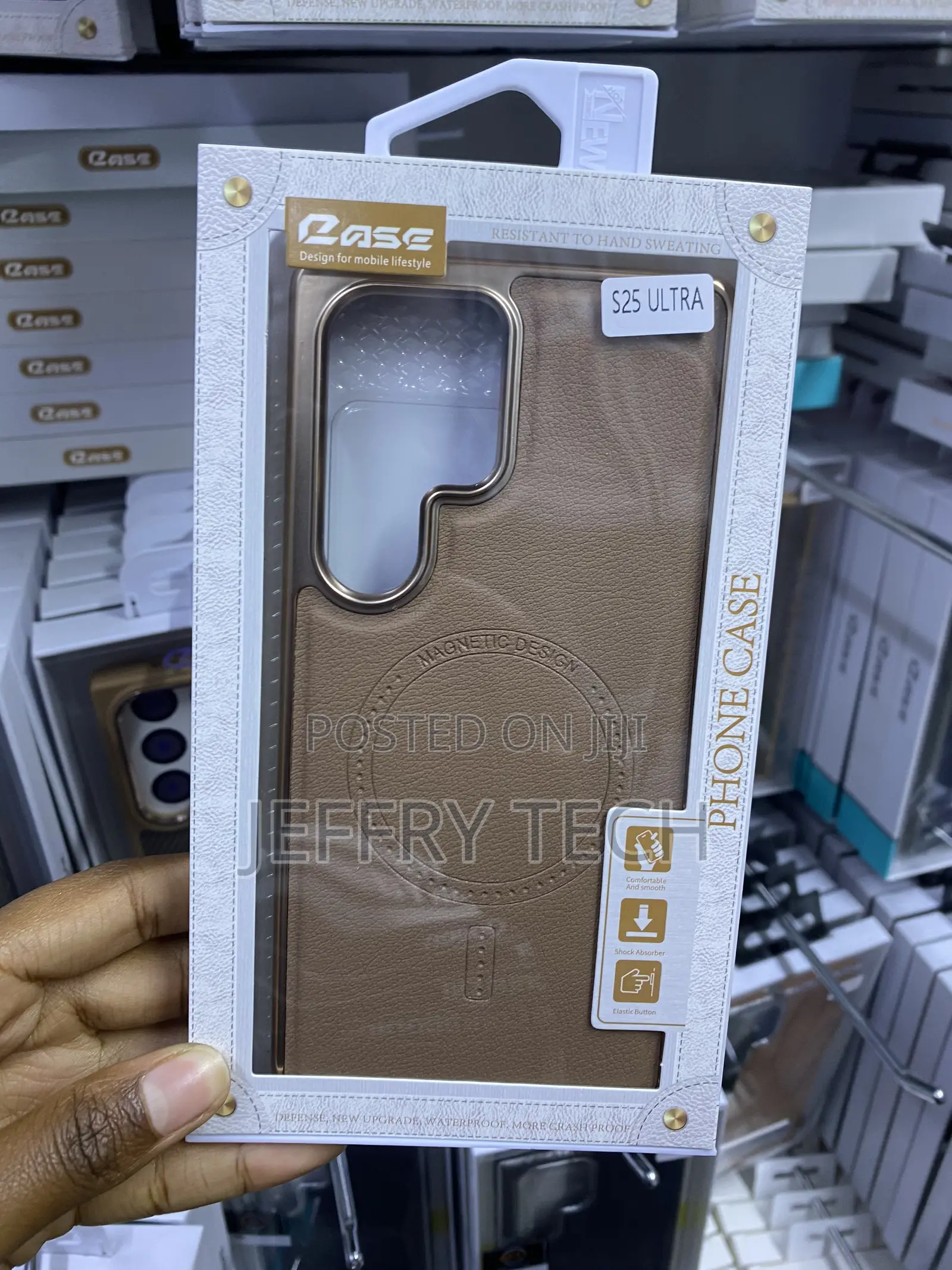 Frato Magsafe Leather Case for Samsung Galaxy S25 Ultra