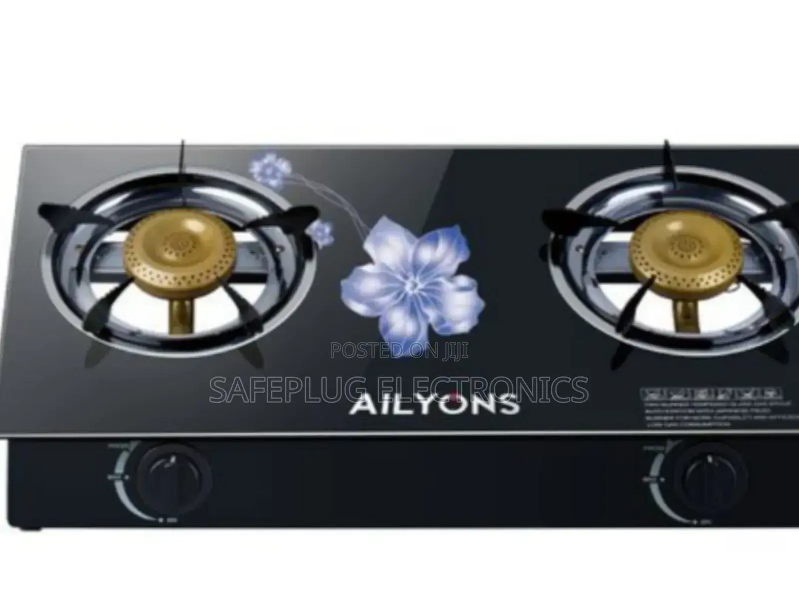Table Top Cooker (Glass Top Surface) 2 Burner; Ailyons