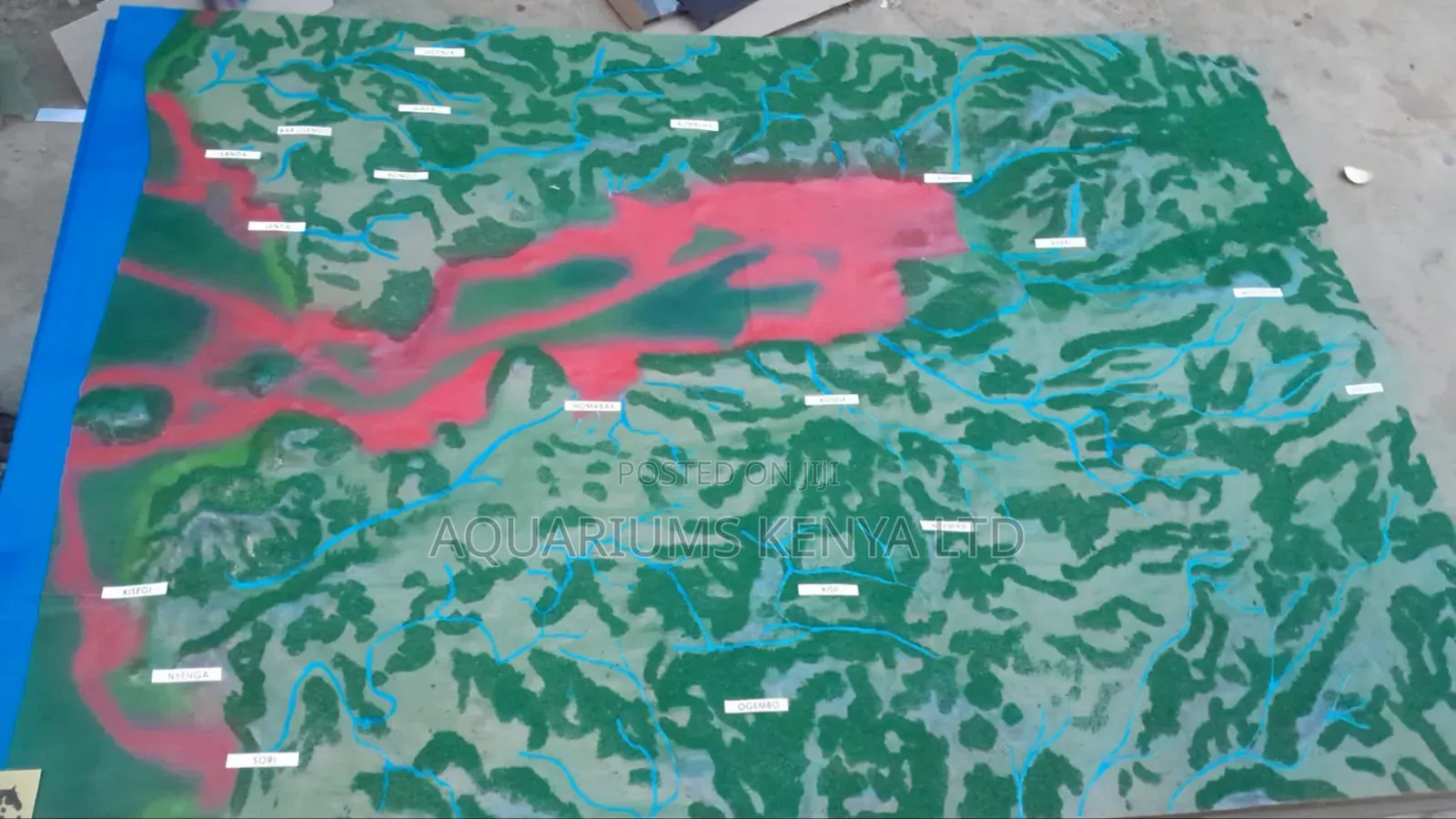 Premium Physical Relief Map Architectural Models