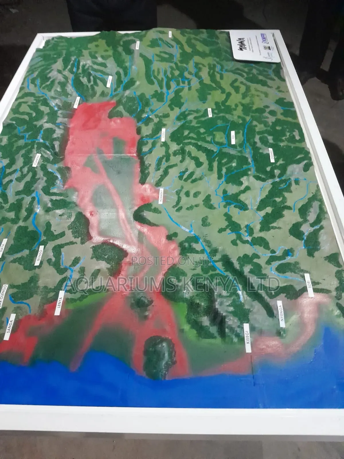Premium Physical Relief Map Architectural Models