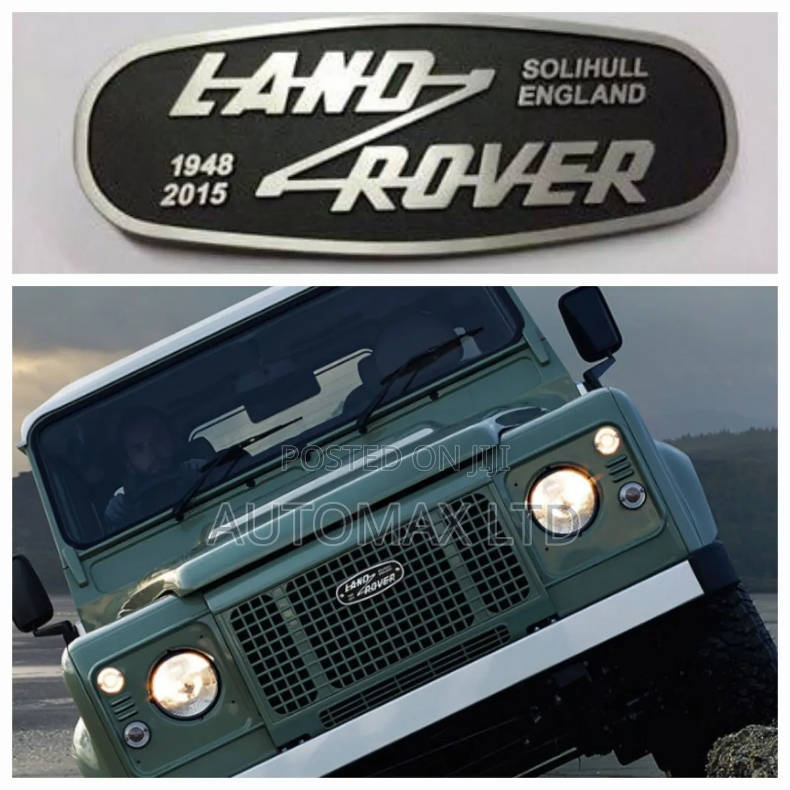 "Land Rover Solihull" Oval Grille Badge Series - Defender