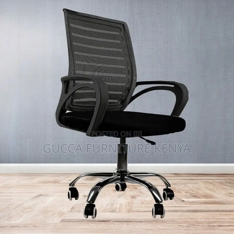 Office Chair:Low-Back Swivel Office Chair Micromesh Backrest