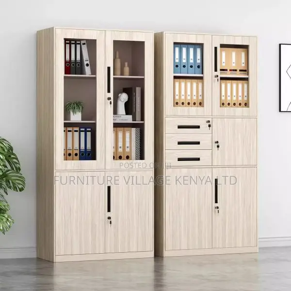 Cabinets:Brown Wood Locally Made Storage Cabinet With Safe