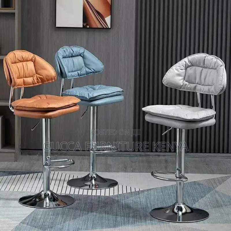 Office Stool: Blush Adjustable Bistro Stool With Oblong Seat