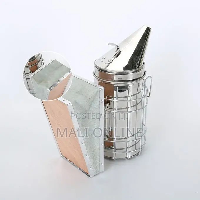 Stainless Steel Bee Smoker 11” With Heat Shield