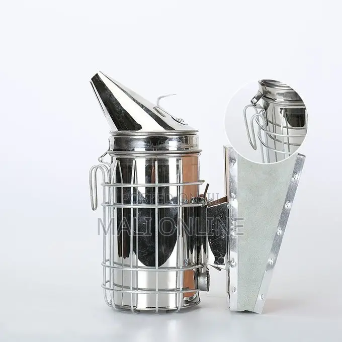 Stainless Steel Bee Smoker 11” With Heat Shield