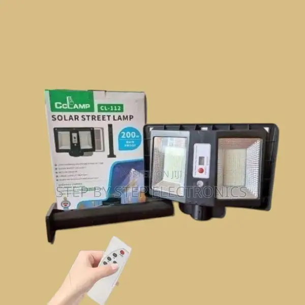 Long Working Hours 200watts Motion Sensor Solar Street Lamp