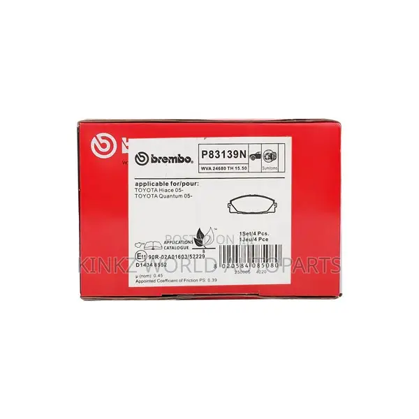 Brembo Brake Pads Toyota Hiace 7l Trh201,Trh221 (P83139n)