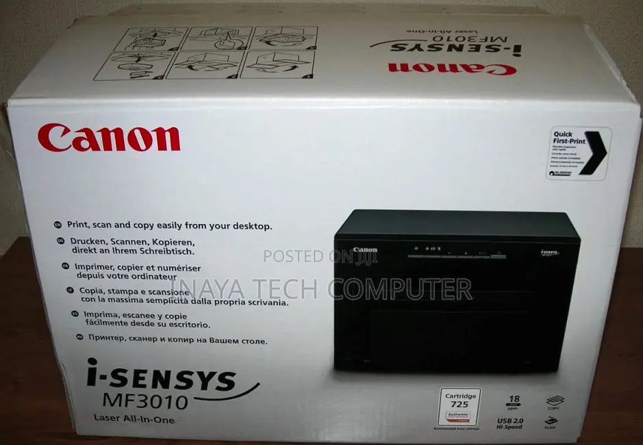 Canon Laser I-Sensys Mf3010 Printer
