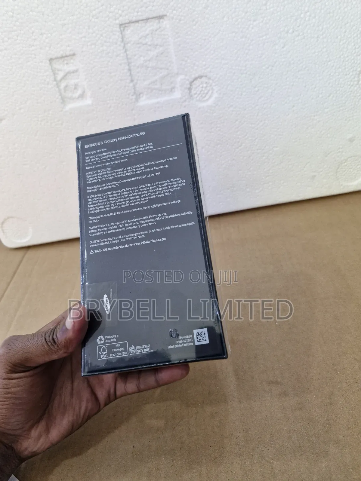 New Samsung Galaxy Note 20 Ultra 5G 128 GB Orange