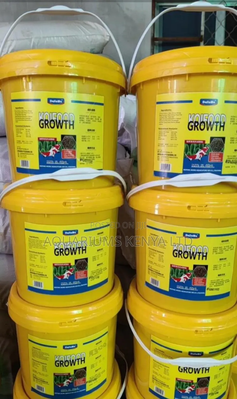 Ornamental Pond Fish Food Bucket