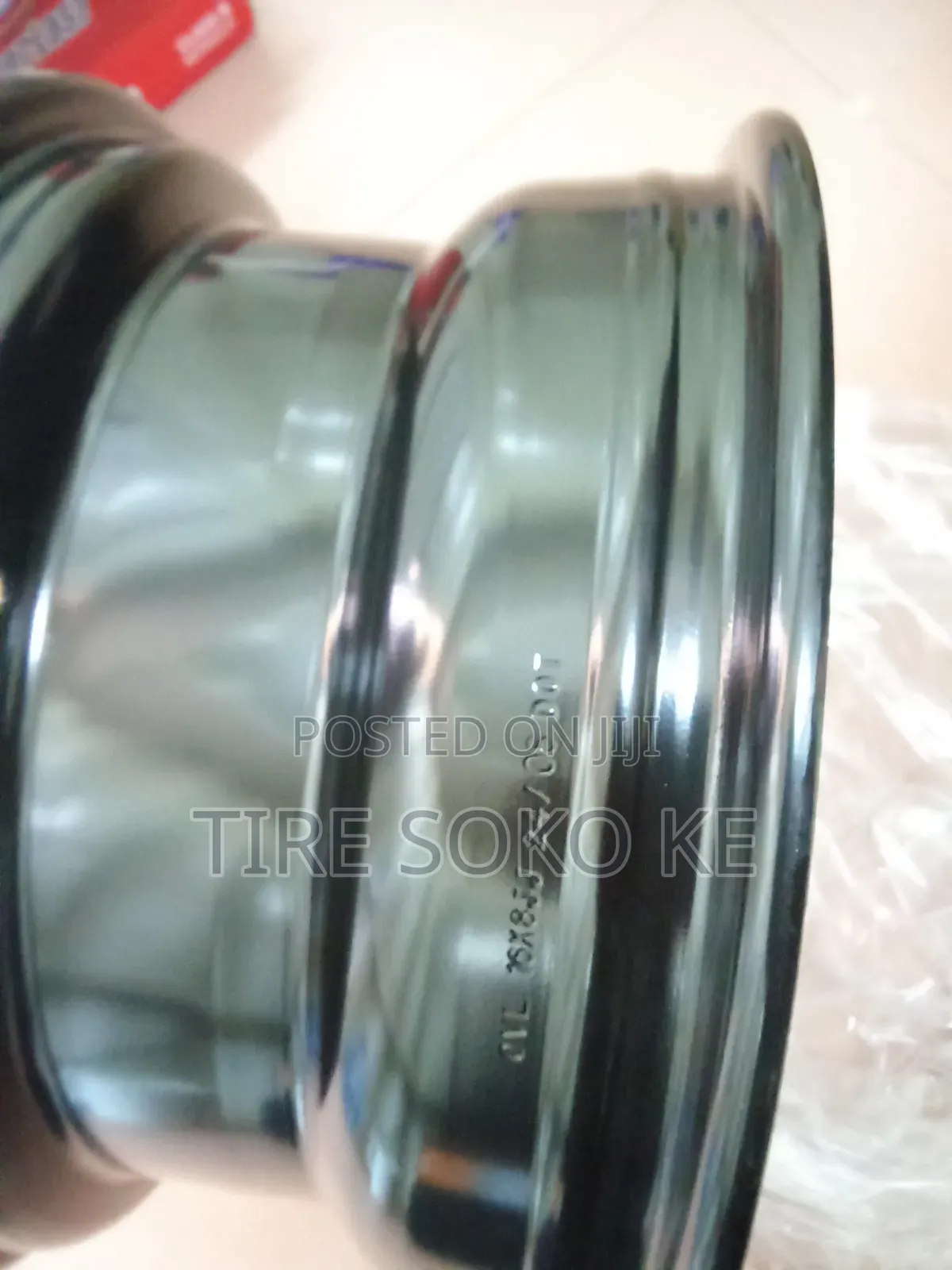 Toyota Landcruiser 8j 16 Inch Black Steel Rims