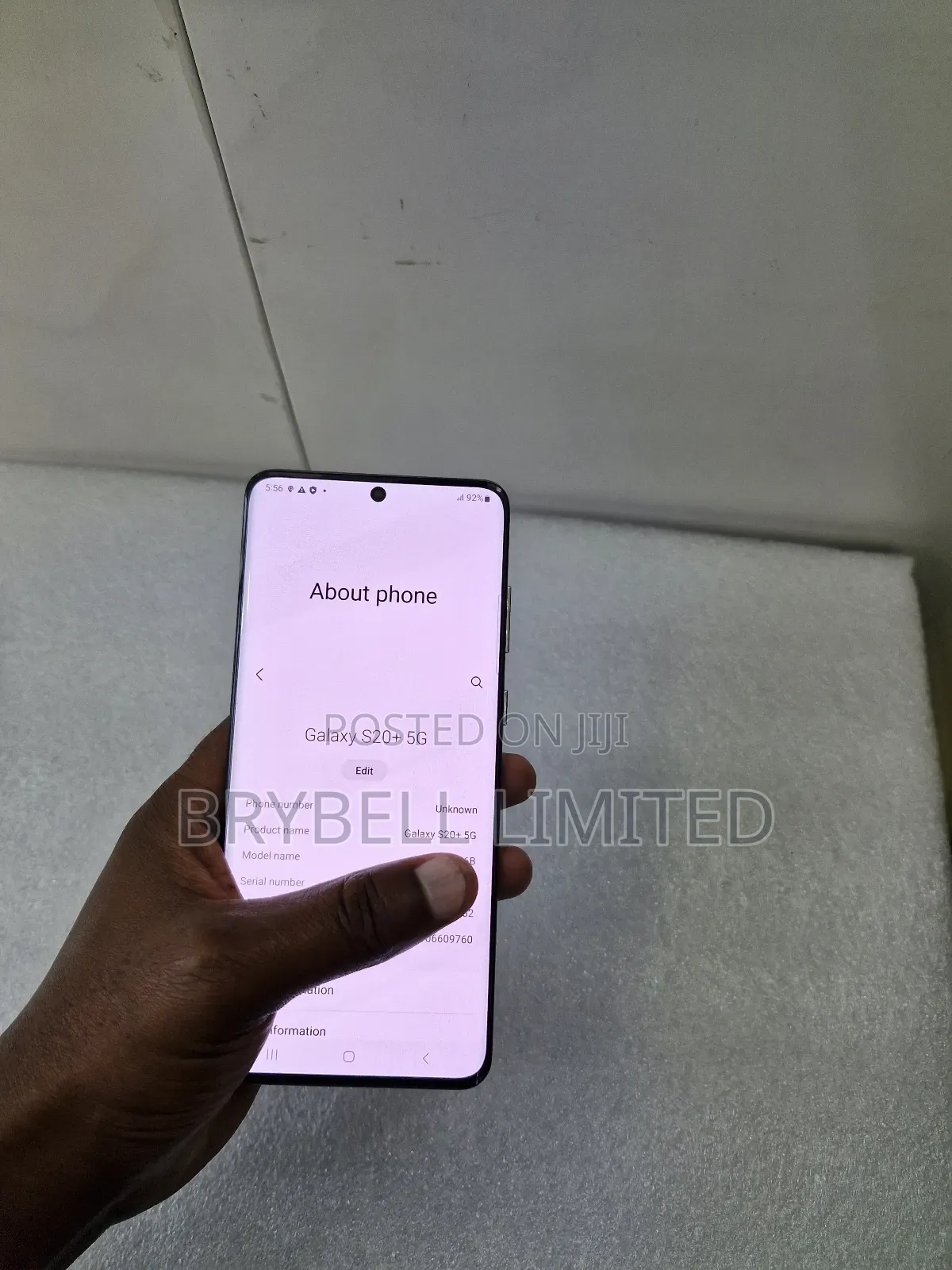Samsung Galaxy S20+ 5G 256 GB Gray
