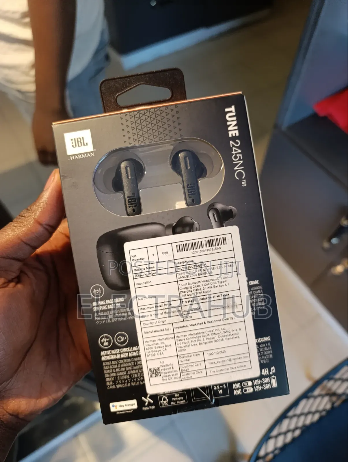 JBL Tune 245tws Nc Earbuds Brand New Sealed