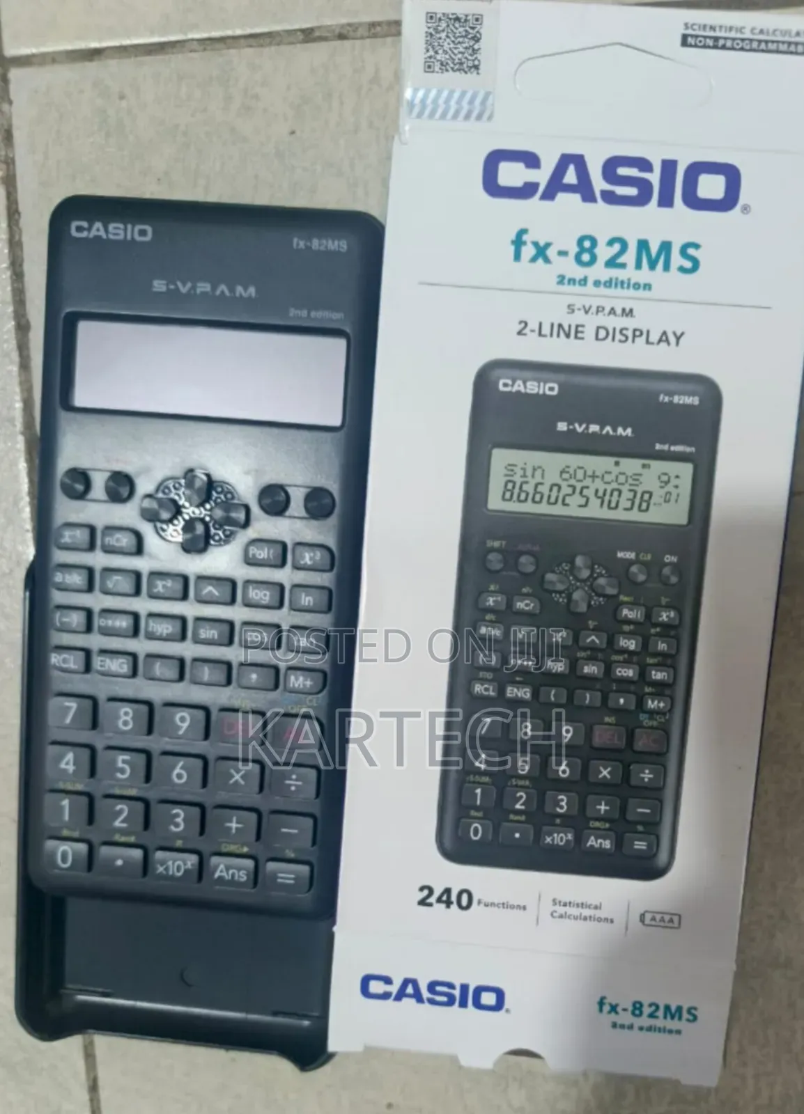 Casio Fx-82ms Scientific Calculator