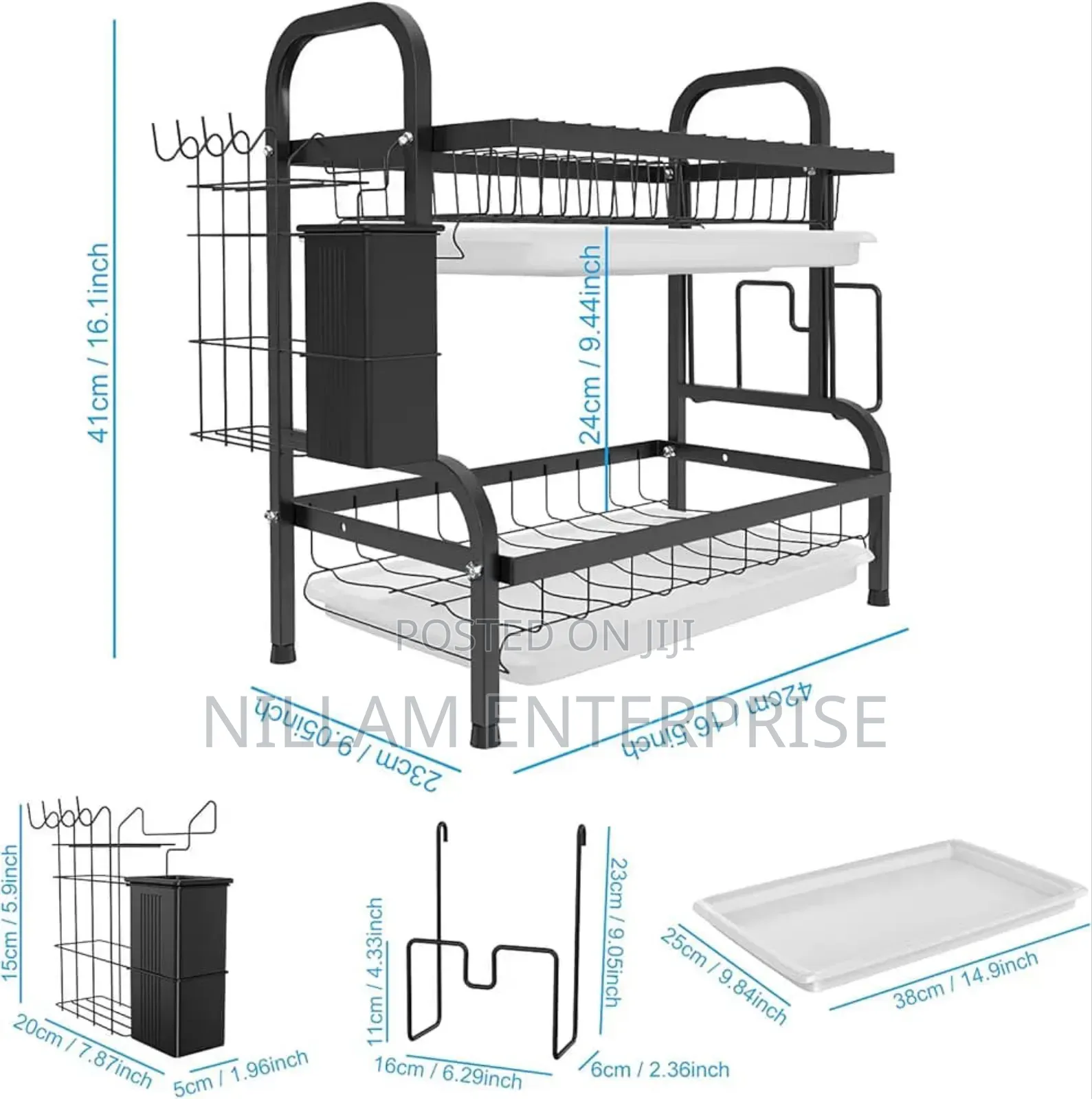 2 Tier Dish Rack