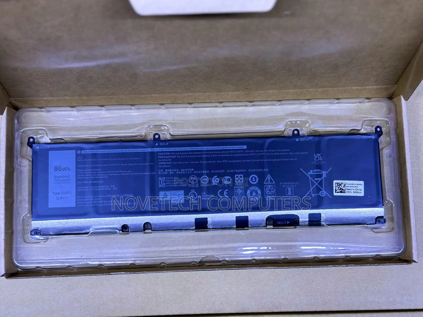 Dell 69kf2 Battery for Xps15-9500 Precision 5500 G7 15 7500