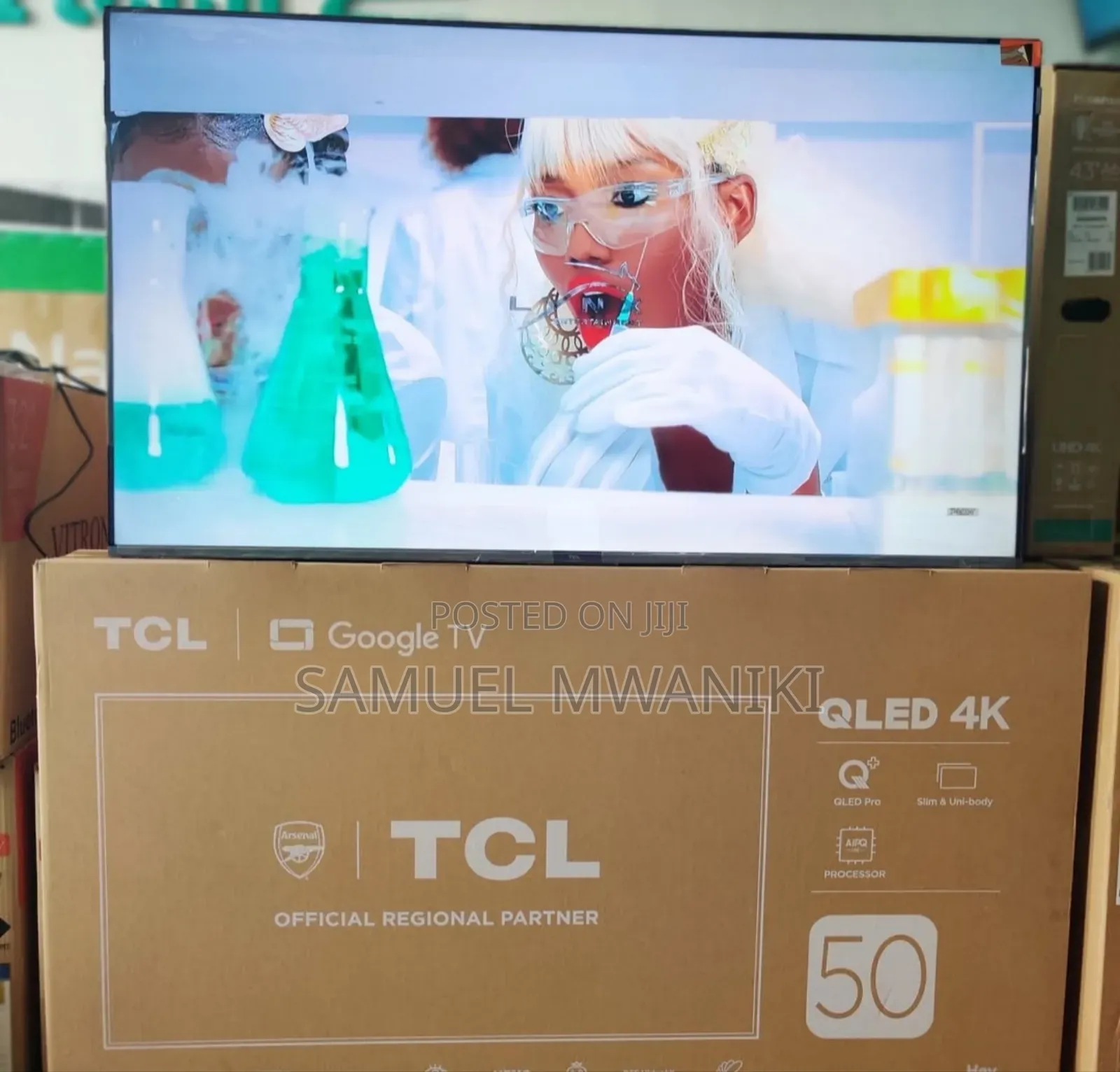 TCL 50" Qled Pro Uhd Stunning Display and Dolby Atmos