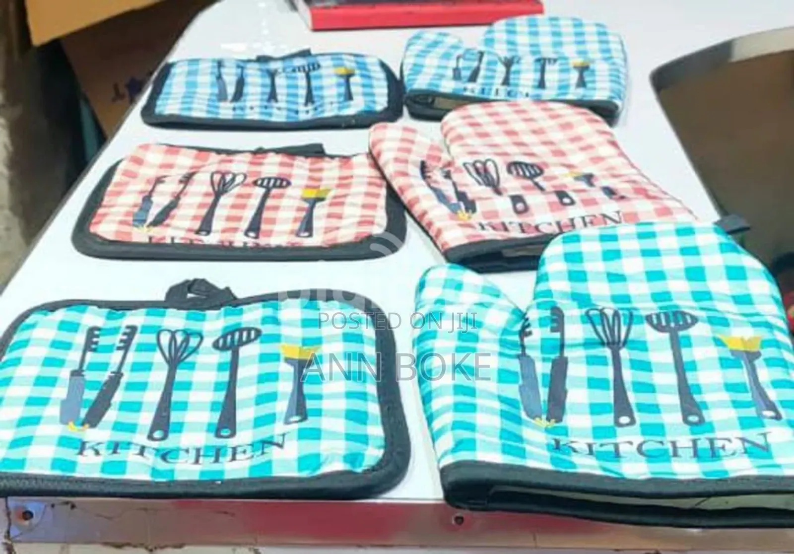 *2in1 Oven Glove Minten Mitt +Mat Now Available in 4 Colours