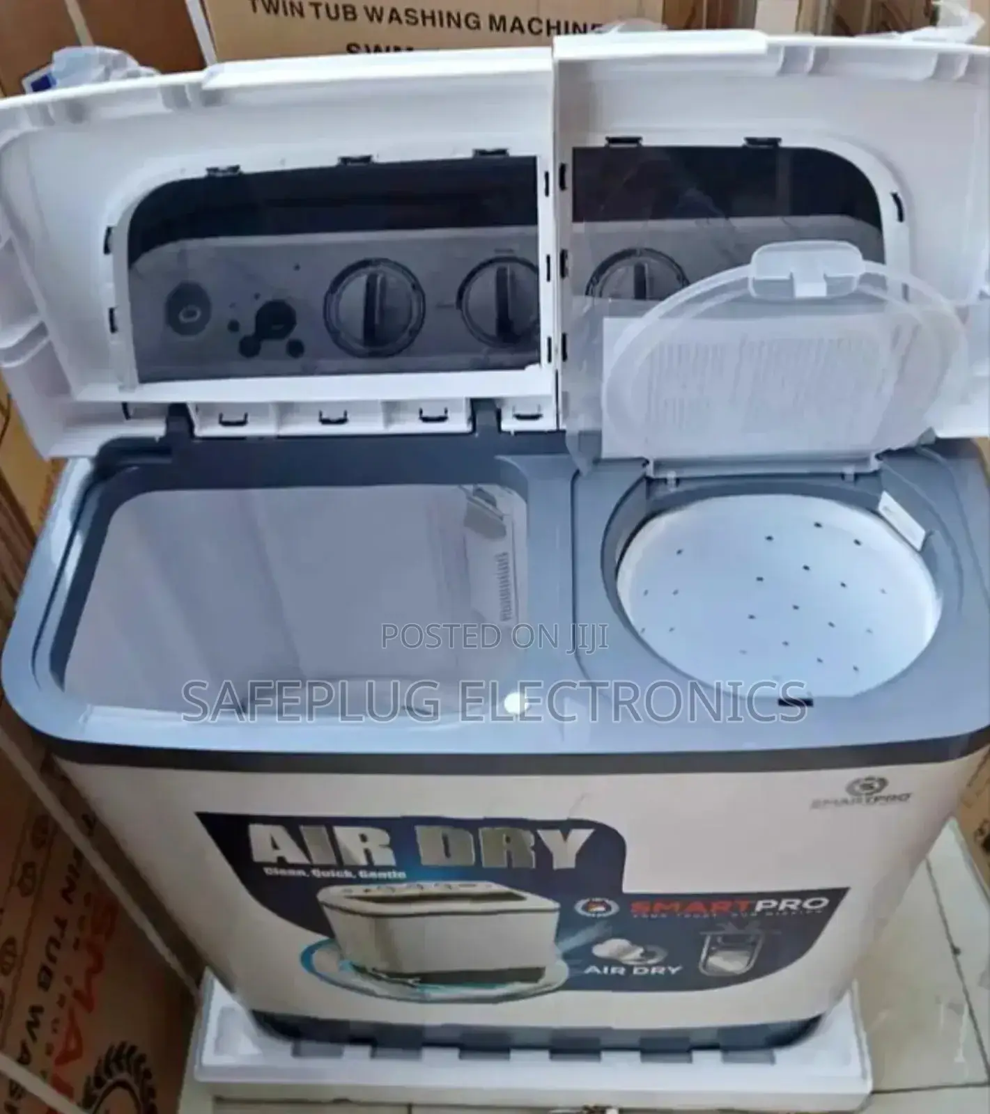 Washing Machine 10kg Smart Pro, Twin Tub/Top Load (White)