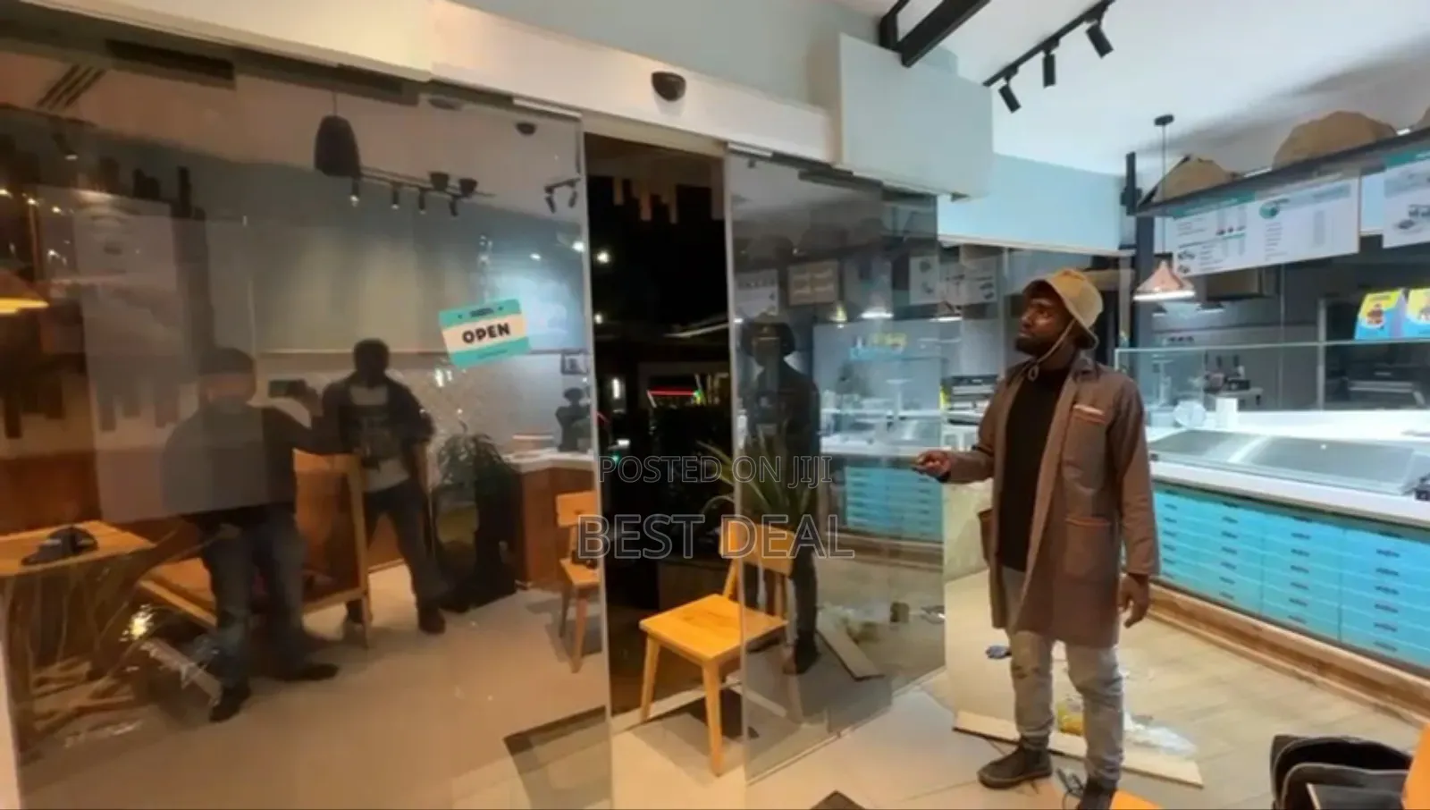 Automatic Electric Sliding Glass Door