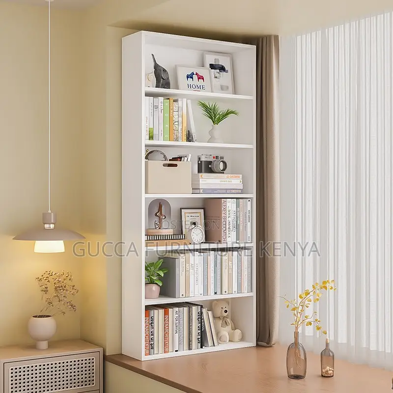 Cabinet: Corner Storage Wooden Office Bookcase