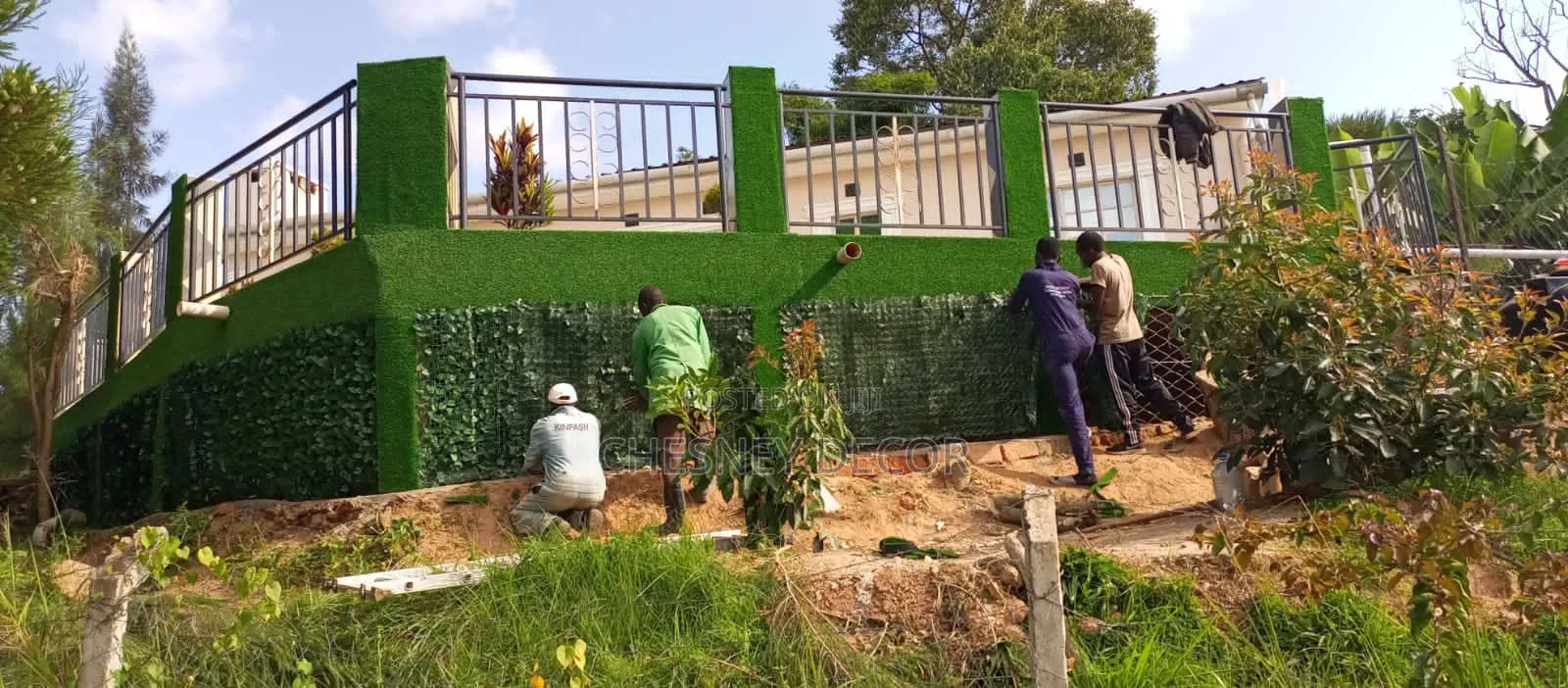 Artificial Fence for Wall Decorations