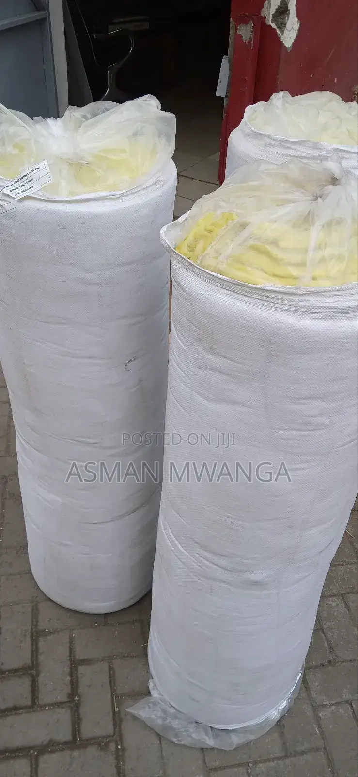 Fiber Glass Wool Blanket With Foil 50mm