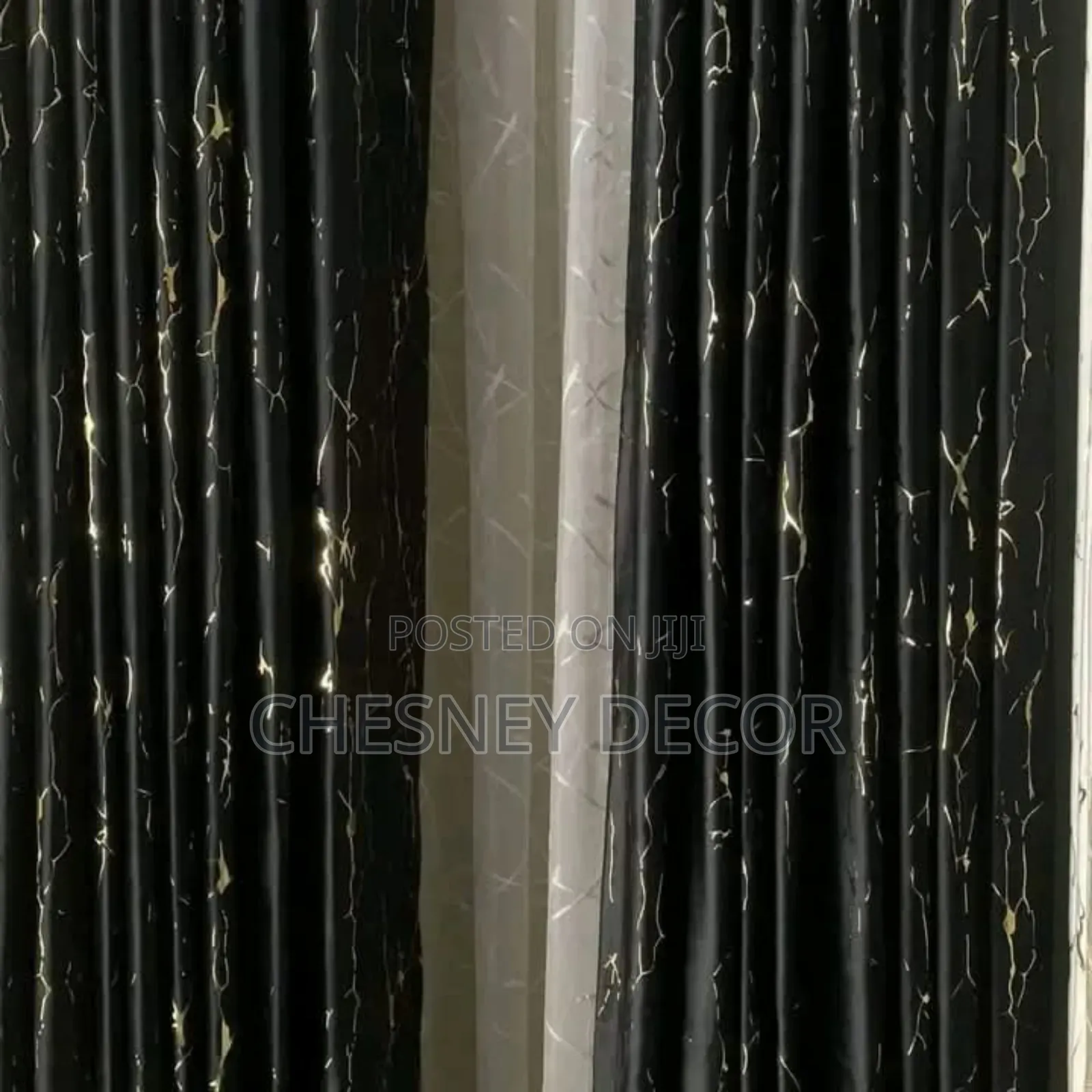 Black And Gold Curtains