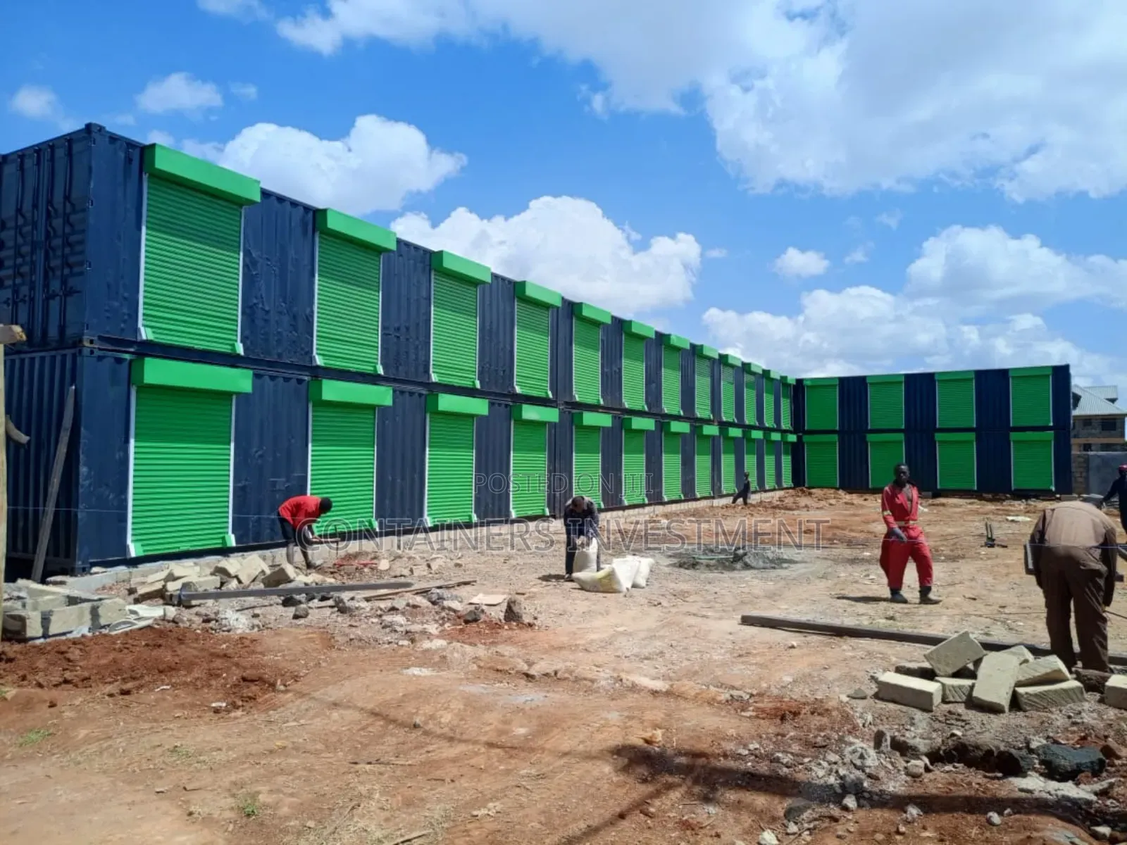 Container Stalls Delivered to Eldoret-Shopping Centre.