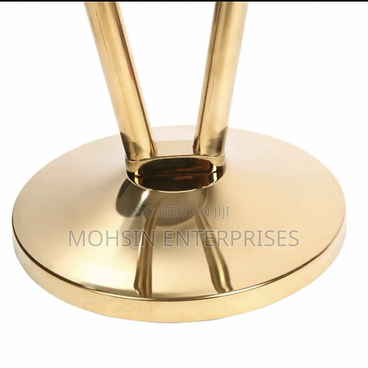 Professional Double 2.6 Meter Gold Flag Stand. Adjustable
