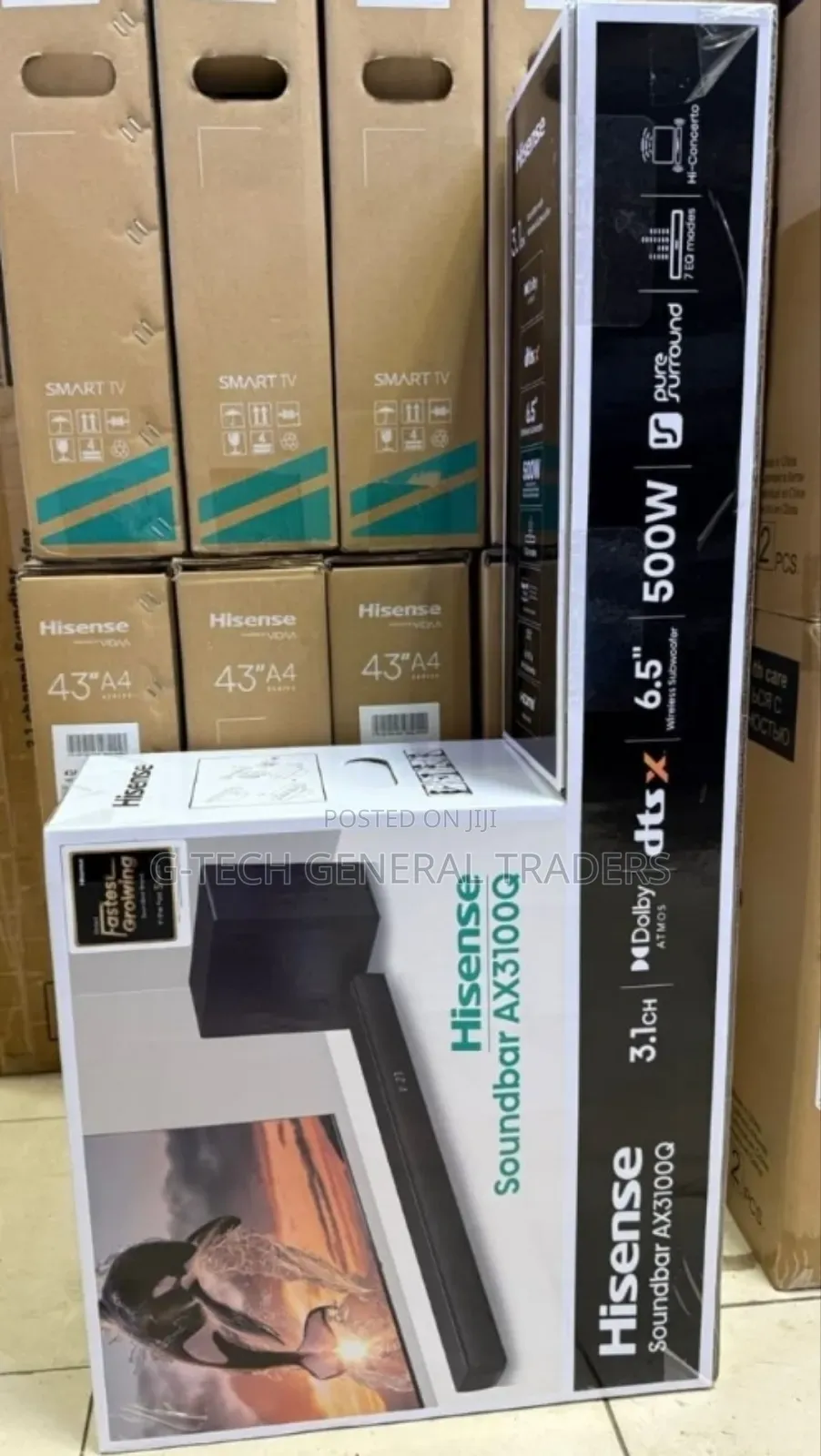 Hisense Soundbar Ax3100q 500w Soundbar System
