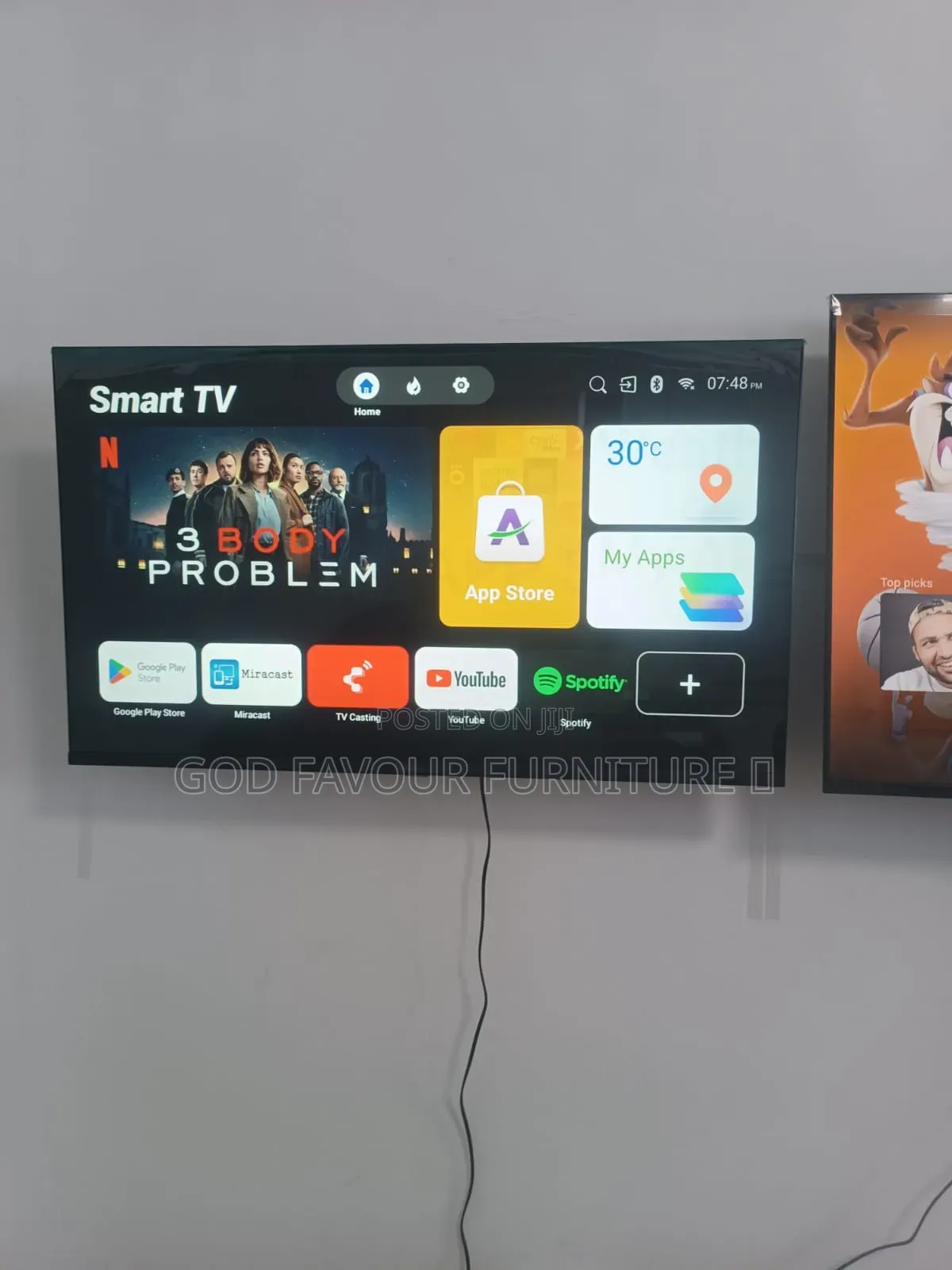 New 43 Inches Smart Android Tv Syinix Dx7jb