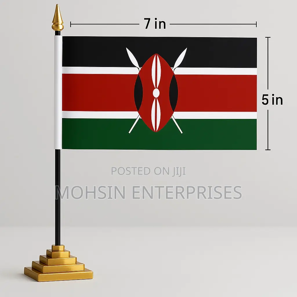 Kenya Small Desk Flag for Sale