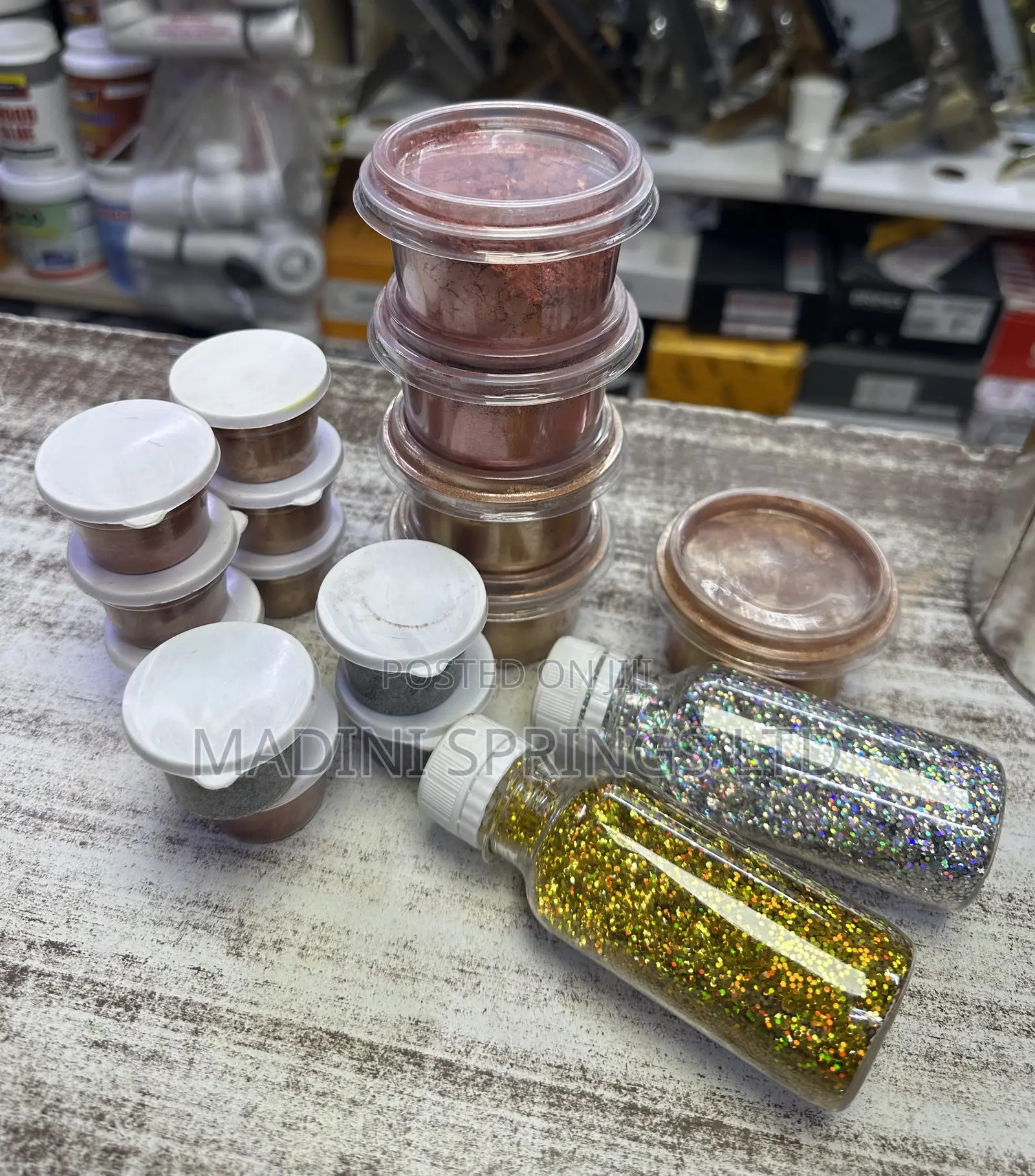 Sparkling Paint/Wood Stains Glitters (Gold,Copper Bronze)