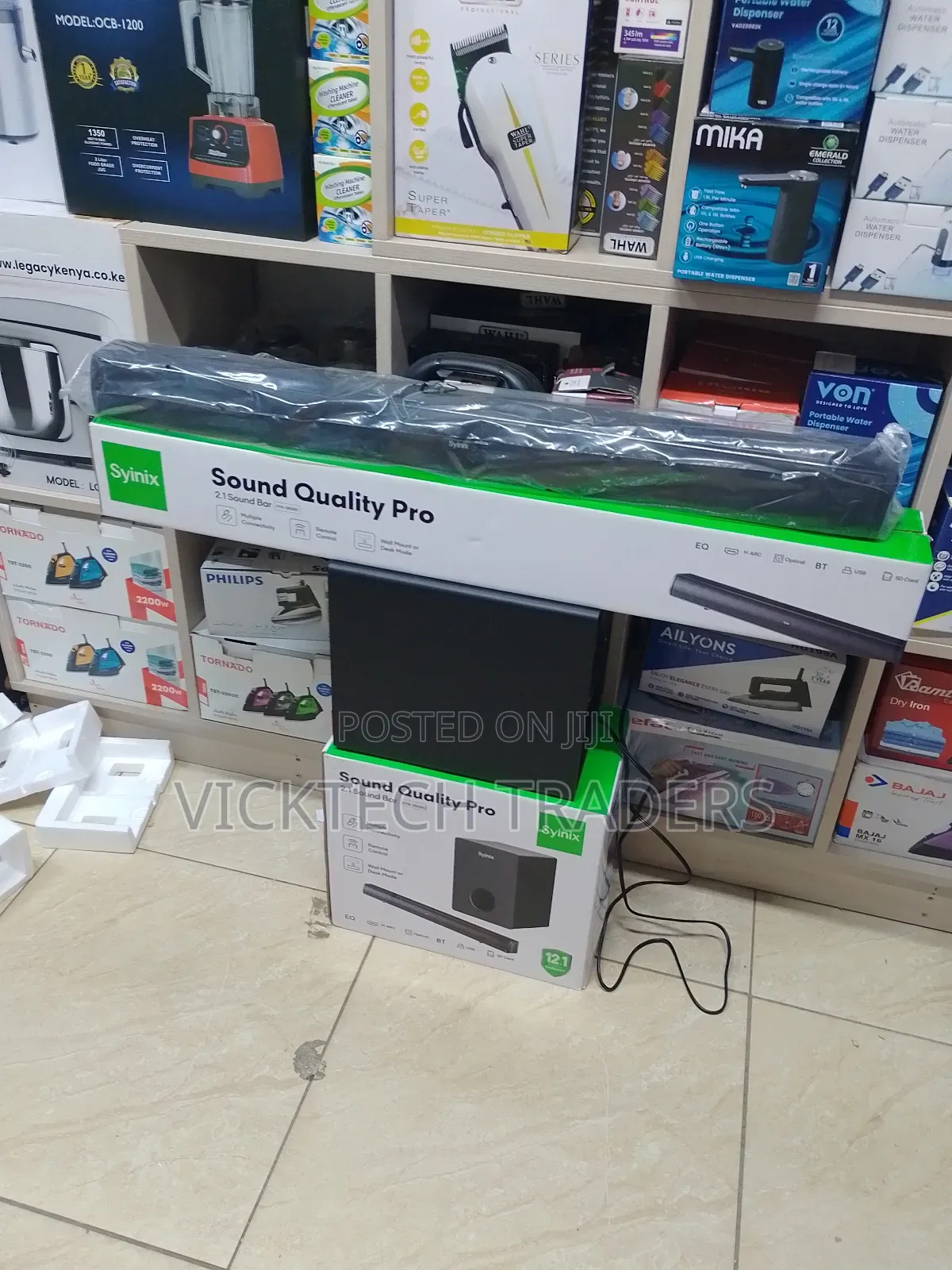 Sound Bar Syinix Sound System,1 Year Warranty