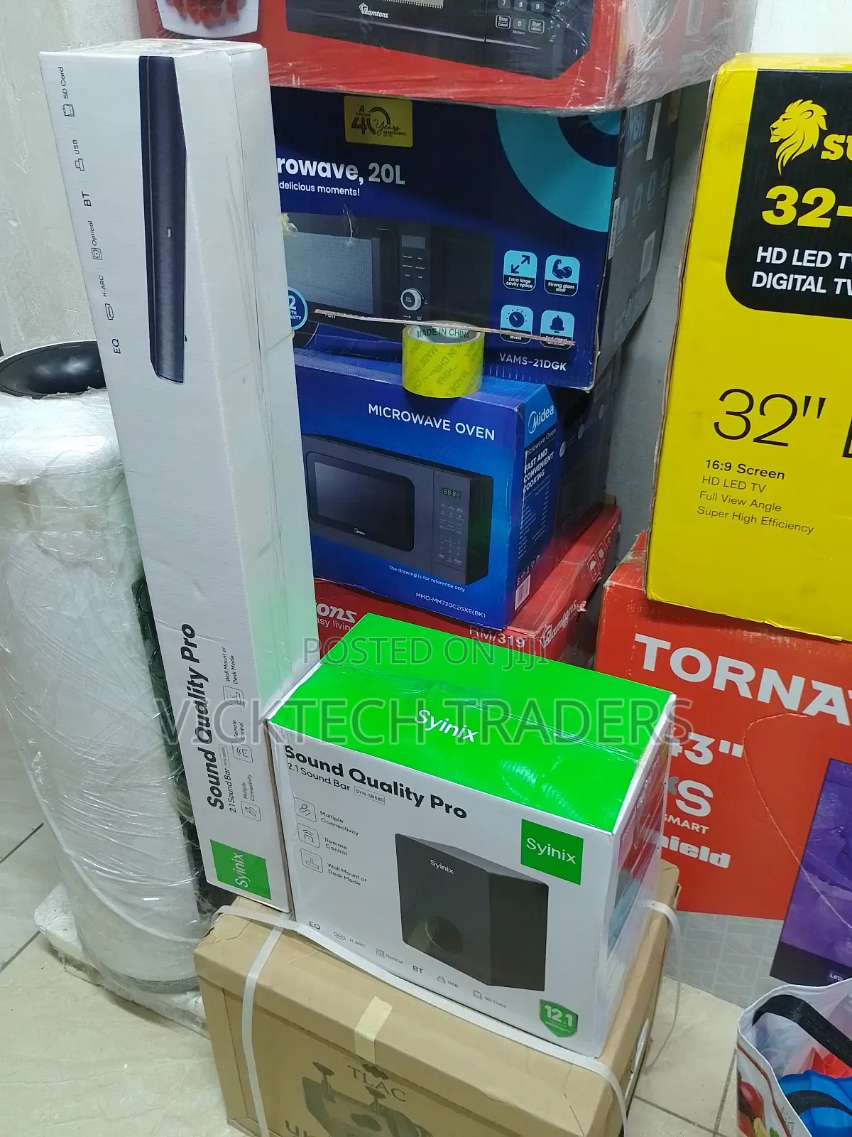 Sound Bar Syinix Sound System,1 Year Warranty